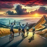 DALL Е ултра лек велосипед скорост 07